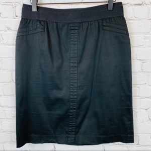 LARRY LEVINE Stretchy Pencil Skirt 10 Black